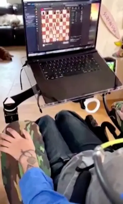 He can even play video games with his mind - and has been beating his friends (BBC)