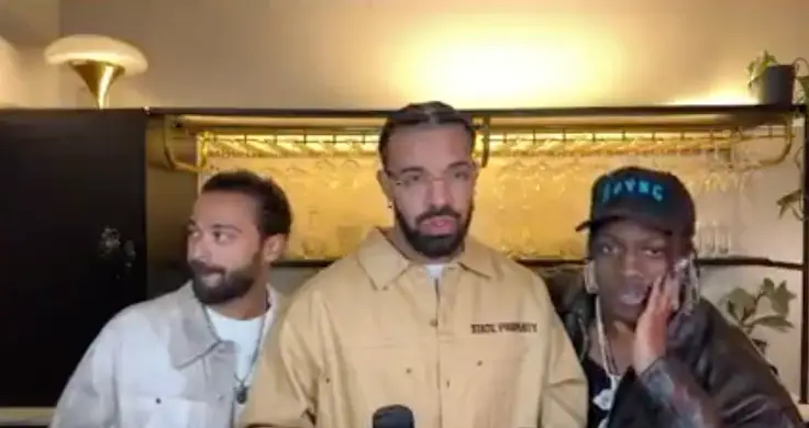 Drake and Lil Yachty appeared together on the stream.