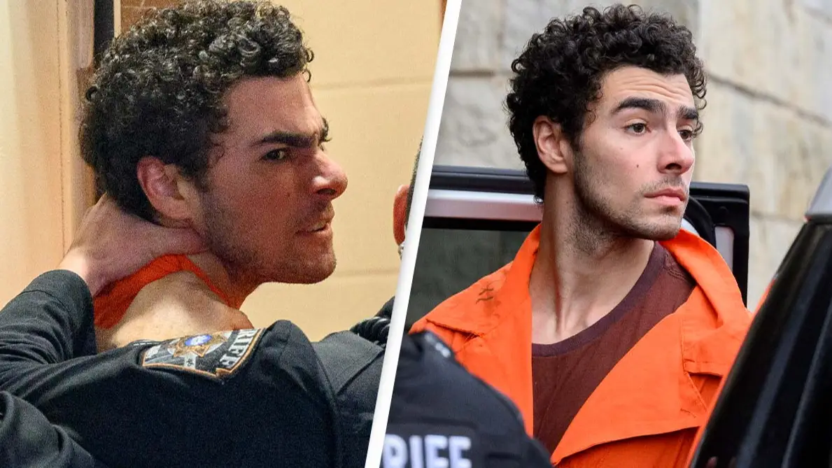 Luigi Mangione seen yelling at reporters as he arrives at court charged with murder