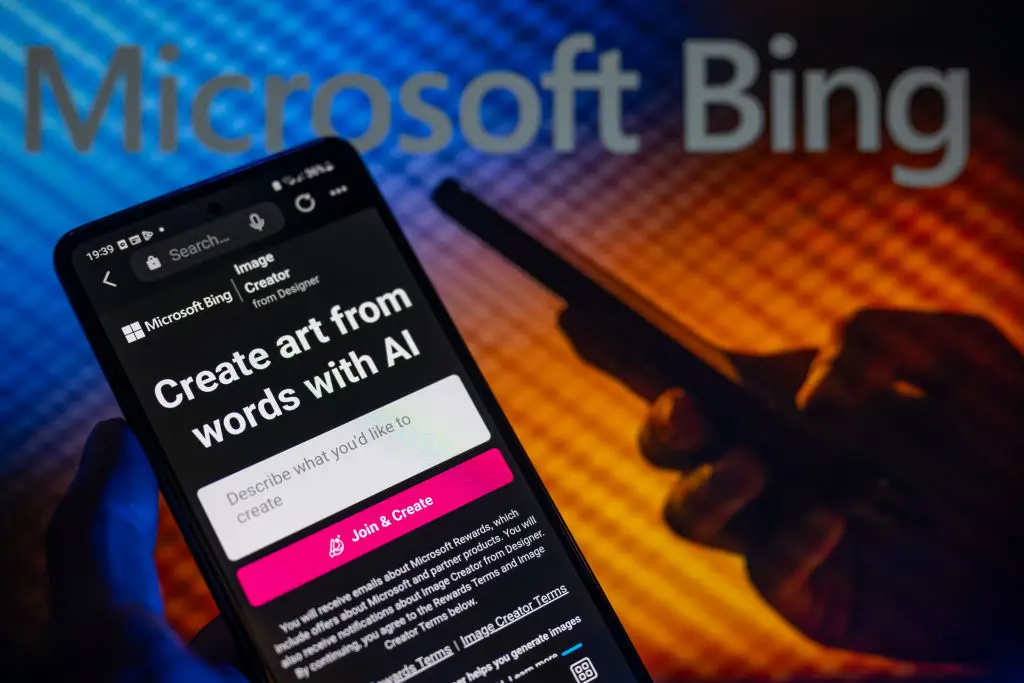 Artificial intelligence is capable of carrying out basic graphic design (Jonathan Raa/NurPhoto via Getty Images)