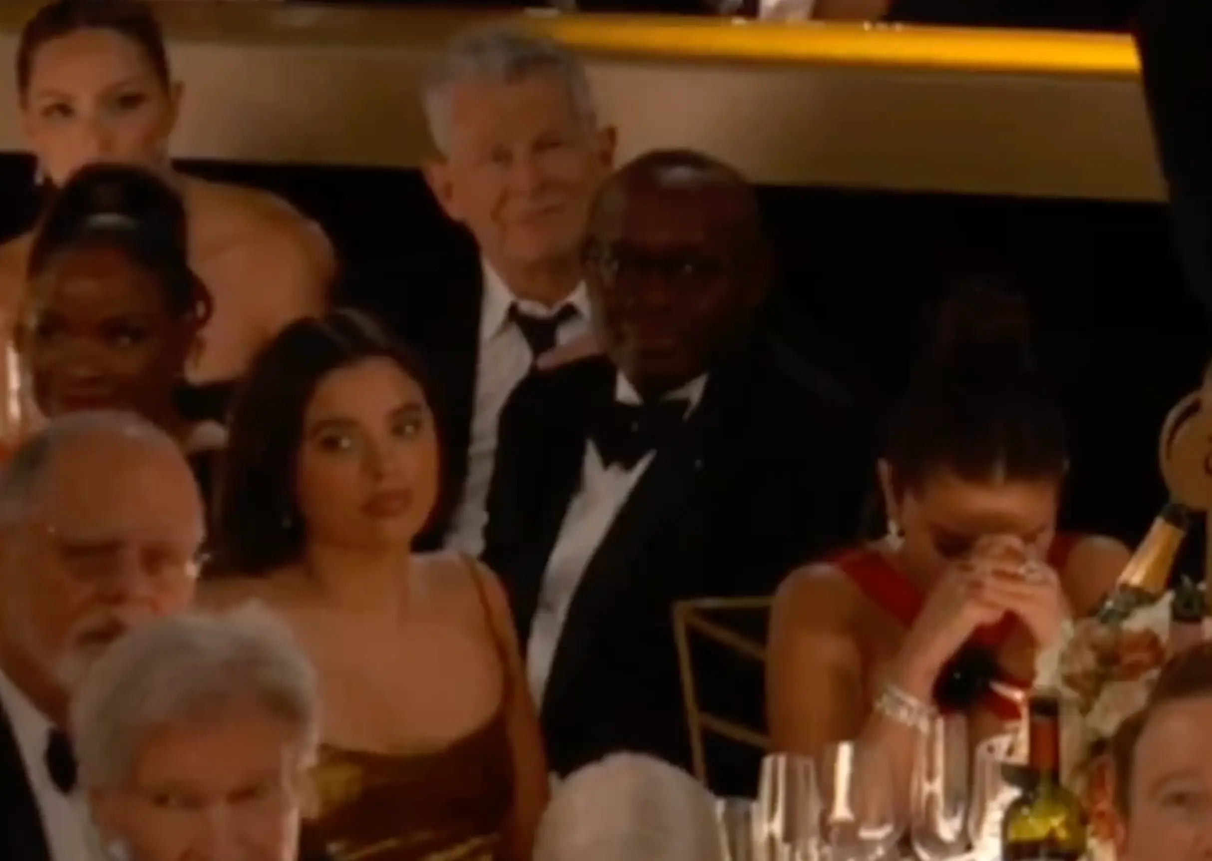 Her reaction has gone viral.