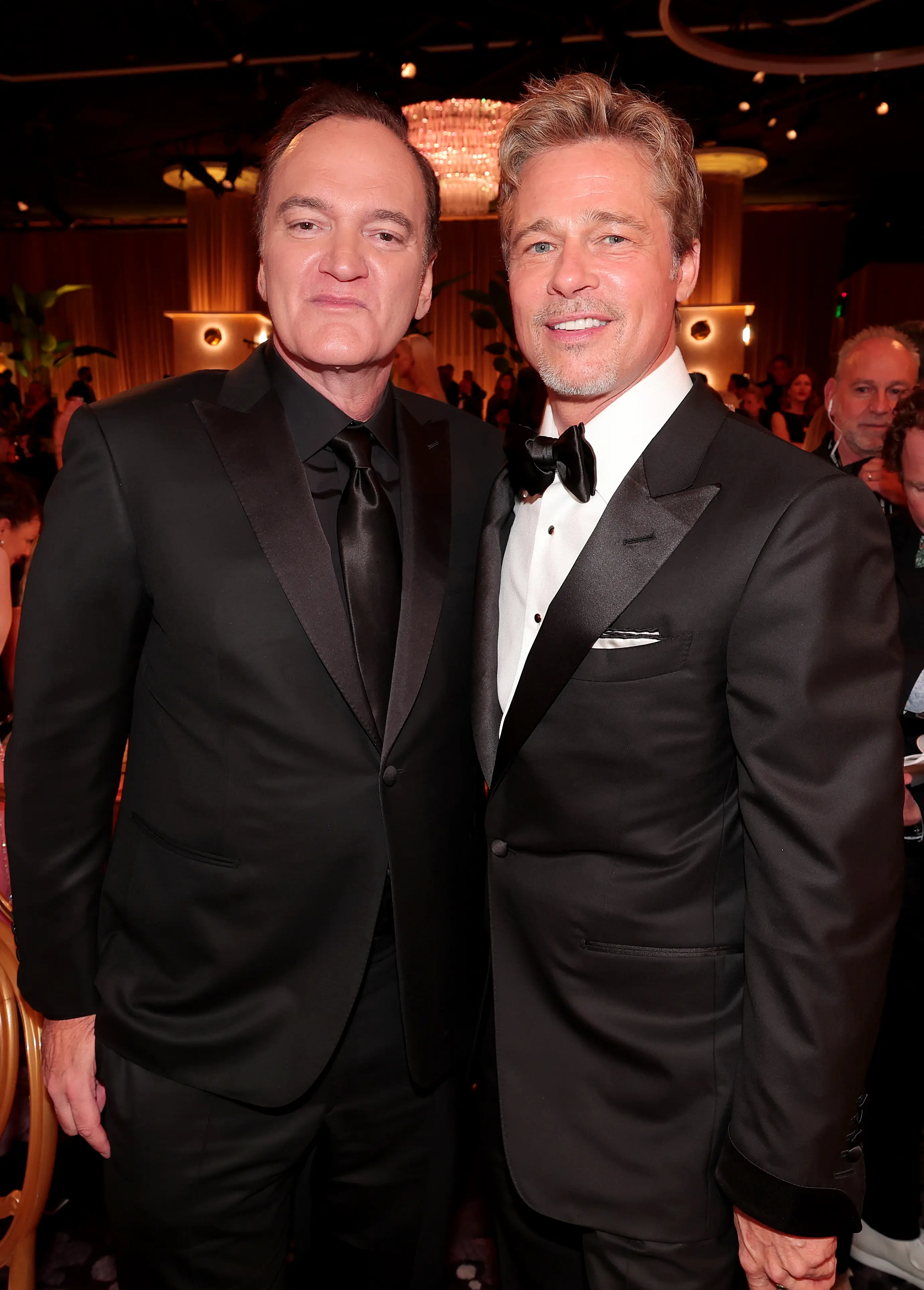 Brad Pitt reportedly got a telling off from Quentin Tarantino on set (Christopher Polk/NBC via Getty Images)