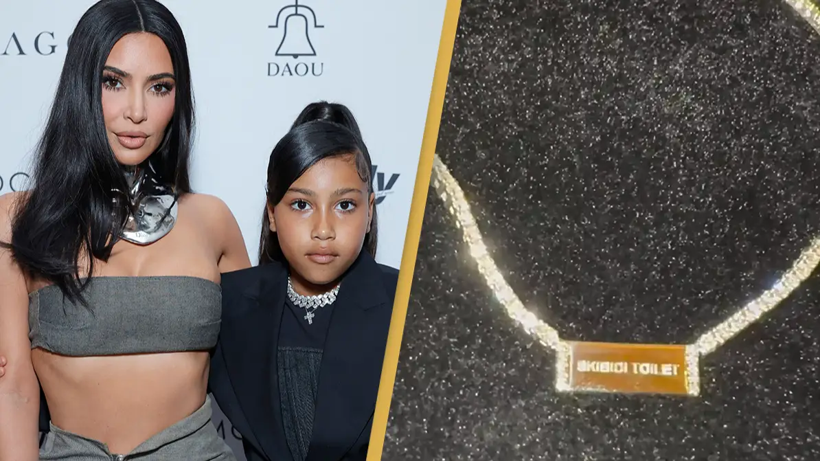 Bizarre meaning behind Kim Kardashian’s $20,000 'Skibidi Toilet' necklace from North