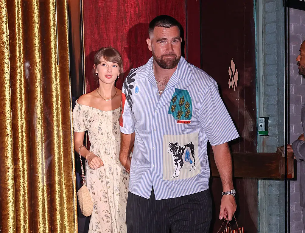 Taylor Swift and Travis Kelce married at Madison Square Garden in July. (Photo by Jason Howard/Bauer-Griffin/GC Images)