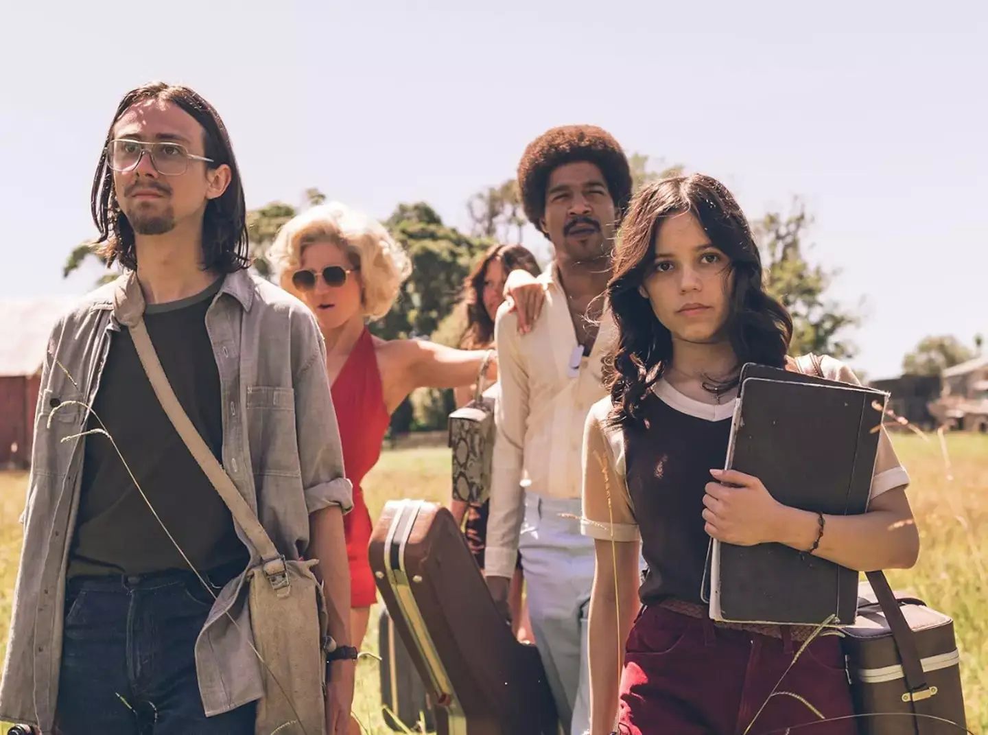 Jenna Ortega played Lorraine Day in X (Little Lamb/Mad Solar Productions)