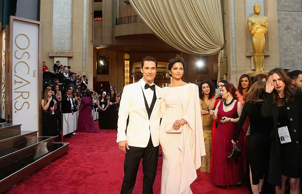 McConaughey won best actor for the role he lost 50lbs for (Photo by Jeff Vespa/WireImage)