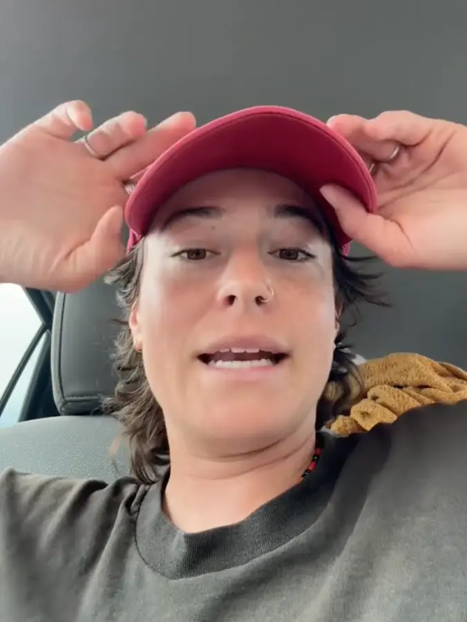 Erin Wright took to TikTok to share her story. (TikTok/@erin_wright_)