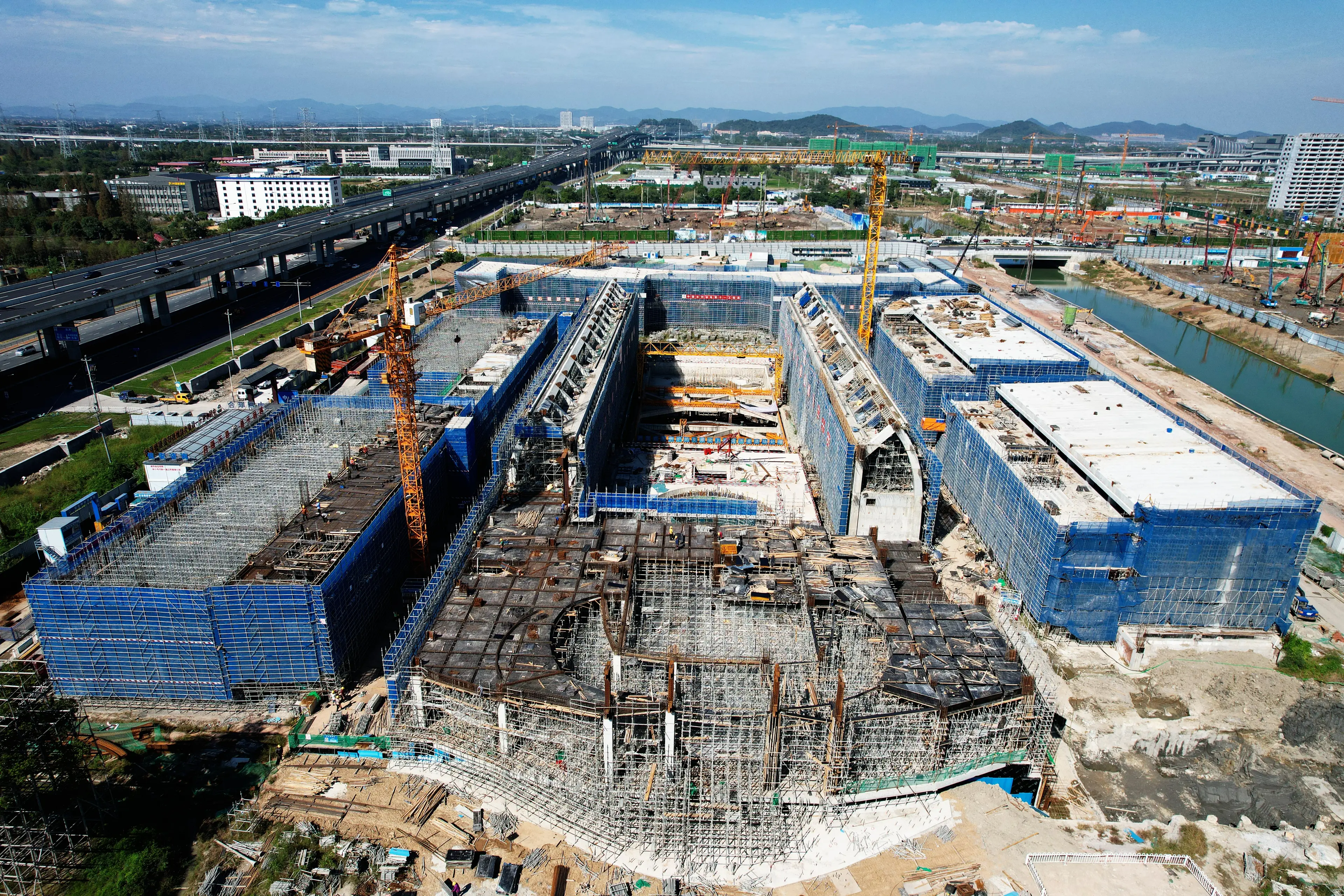 Construction began on the facility in 2020 (CFOTO/Future Publishing via Getty Images)