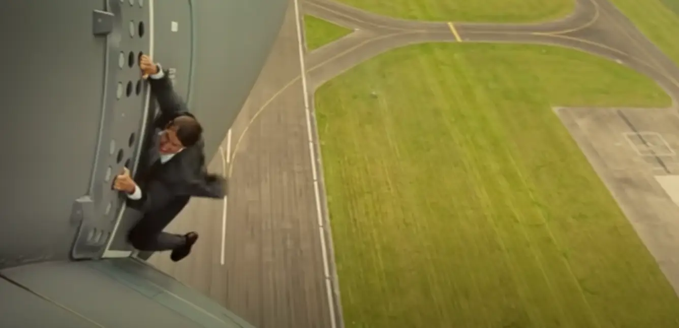 The finished scene after visual effects.