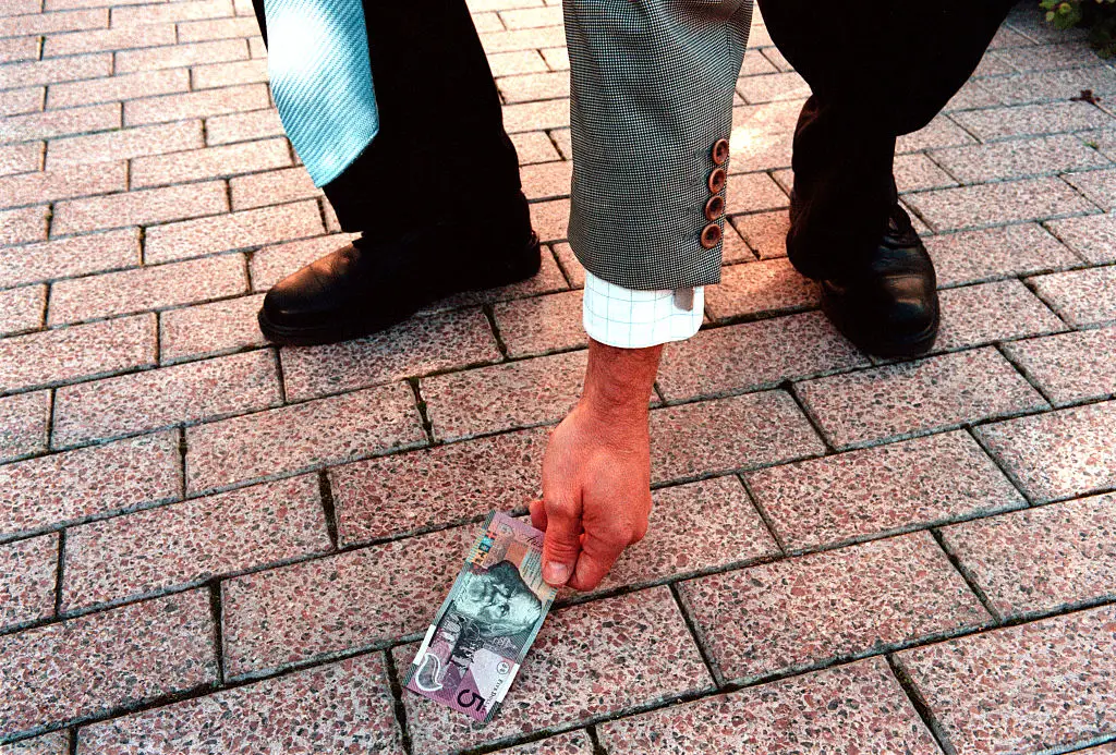 Police launched a manhunt for a man who picked $30 up from the floor of a Walmart in Georgia. (Photo by Fairfax Media via Getty Images via Getty Images)