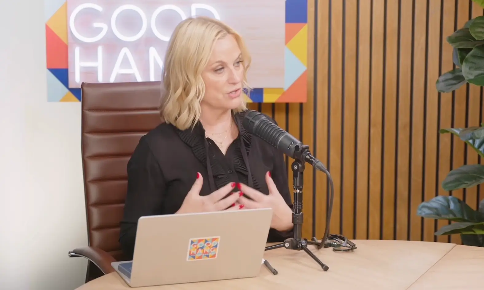 Amy Poehler made a genuine show of thanks to De Niro which visibly moved him to tears ( The Good Hang Podcast)
