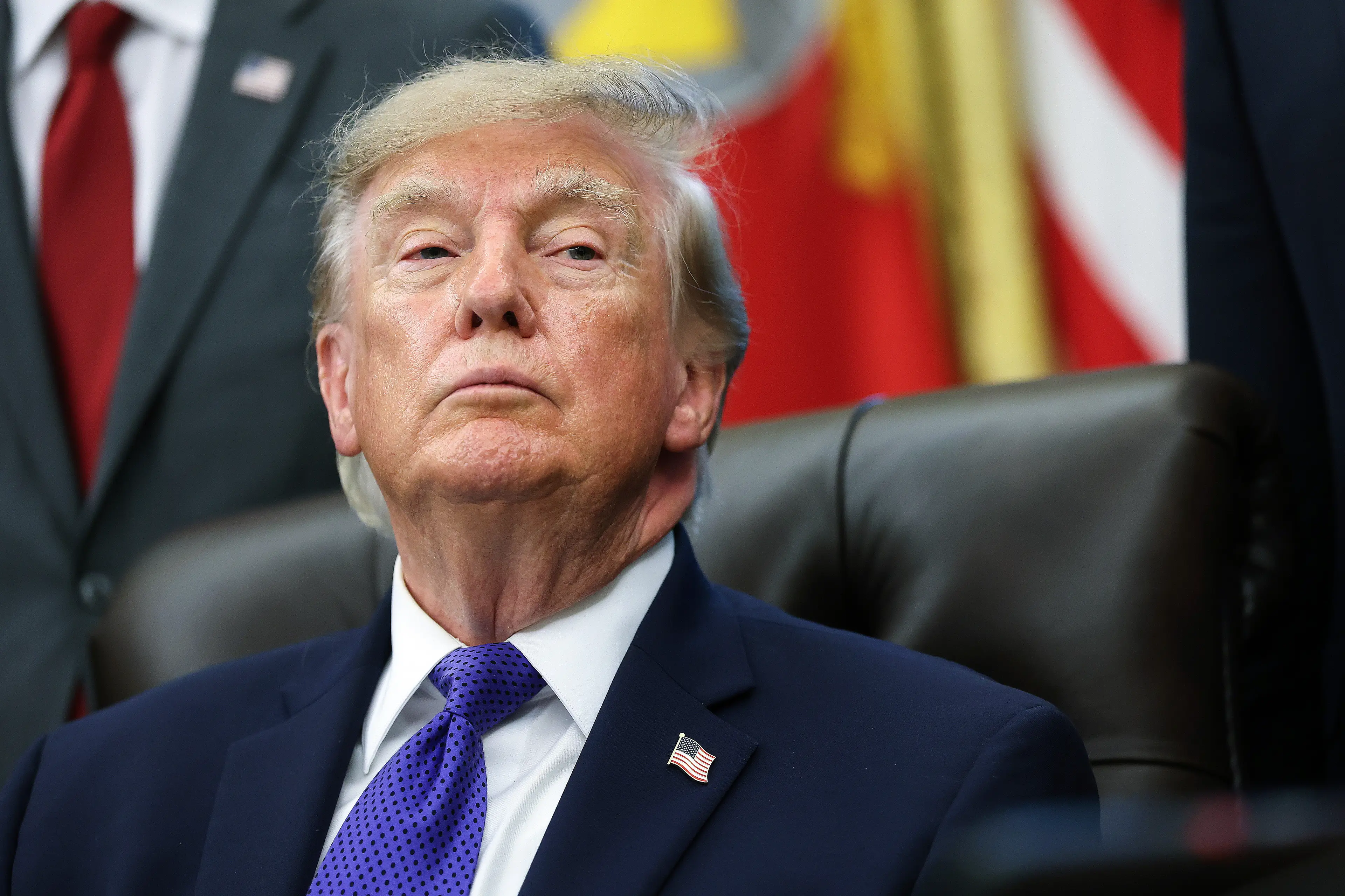 Donald Trump has consented to Hasan's execution by firing squad (Kevin Dietsch/Getty Images)