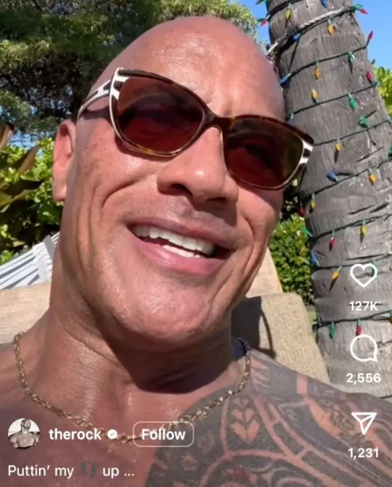 The Rock was clearly inspired by the interview (Instagram/ @therock)