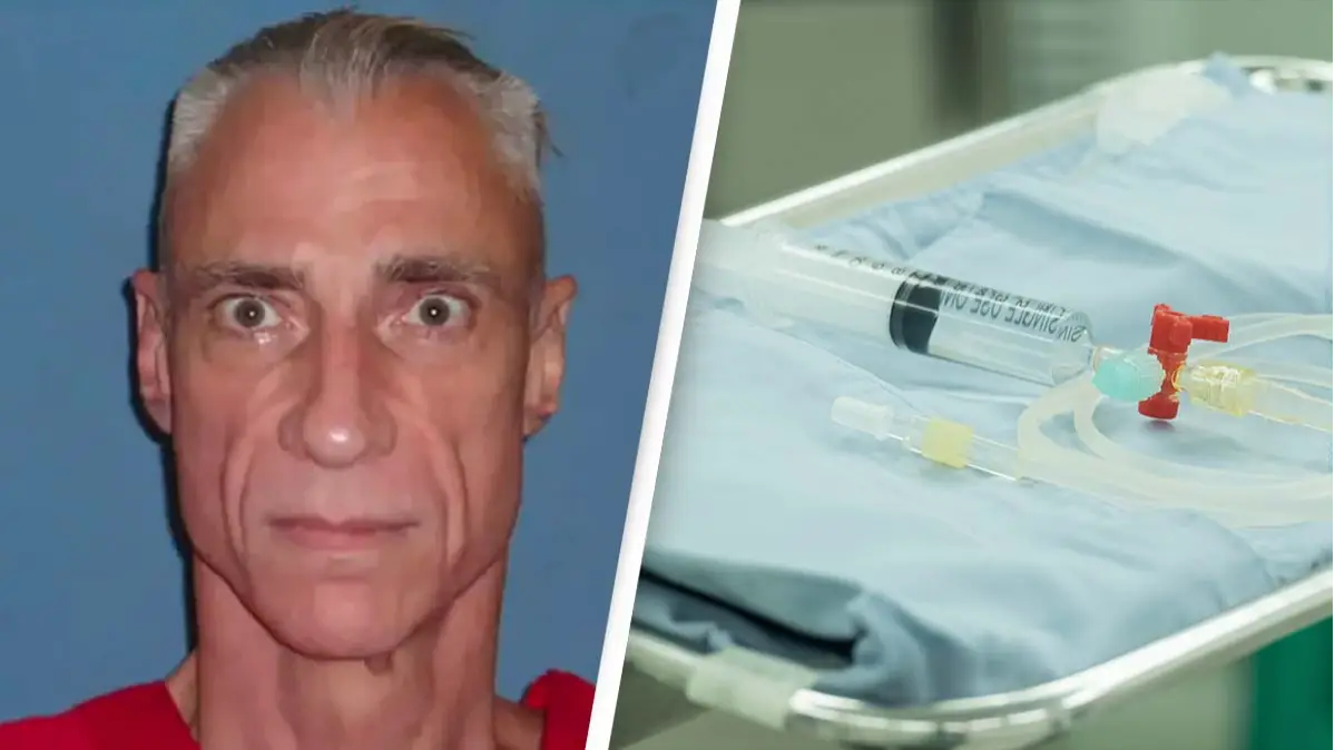 Murderer who carved 'i'm sorry' into his chest expresses remorse minutes before execution