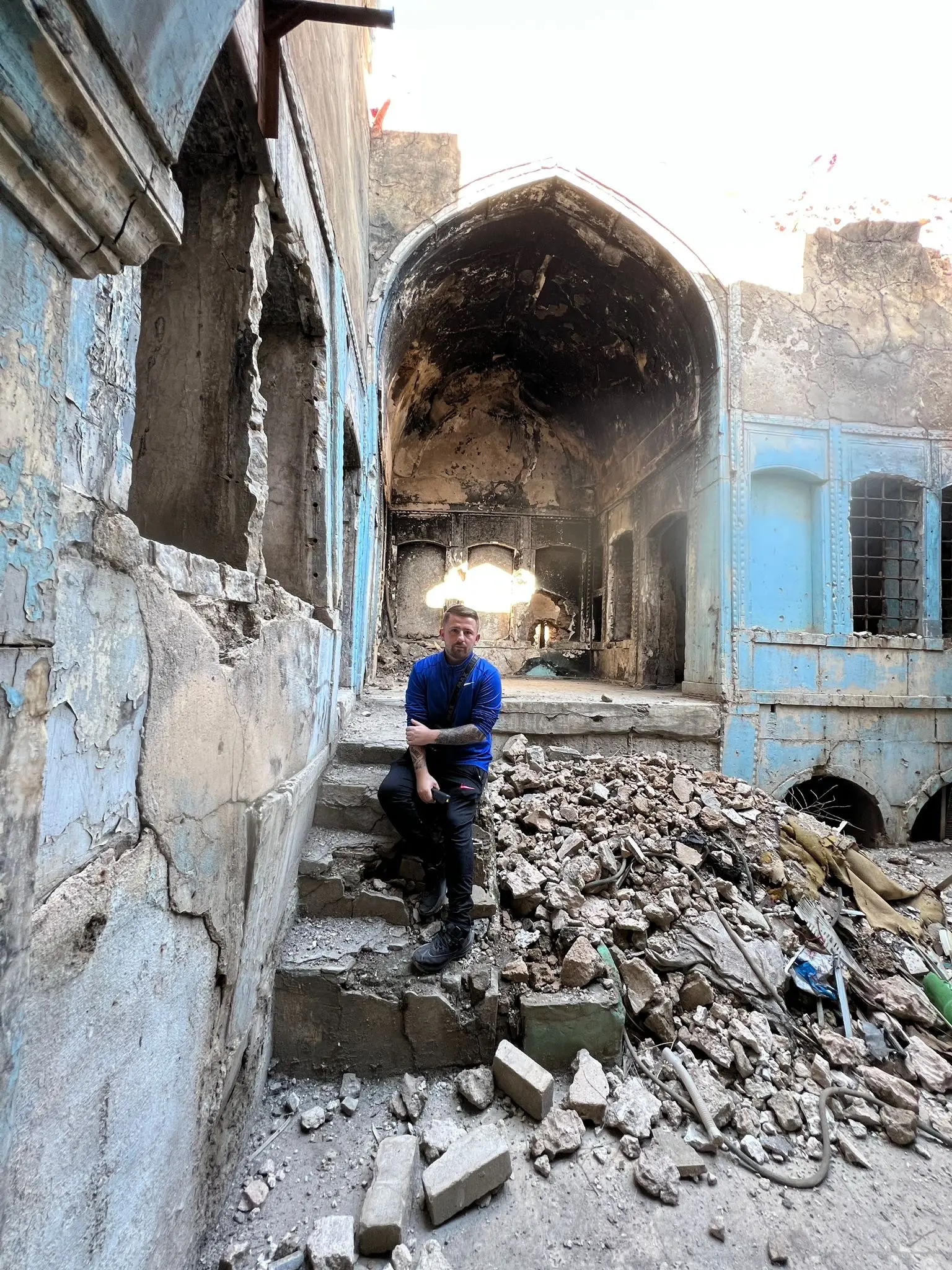 Callum has visited a lot of dangerous countries. (Supplied)