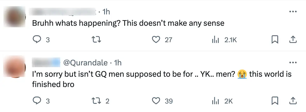 Some people were confused why Kim was on the cover.