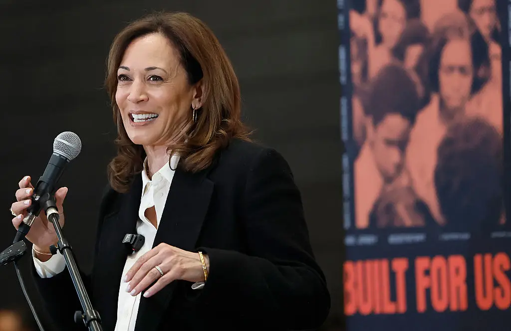 Former Vice President Kamala Harris has released a new memoir, titled 107 Days (Mario Tama/Getty Images)