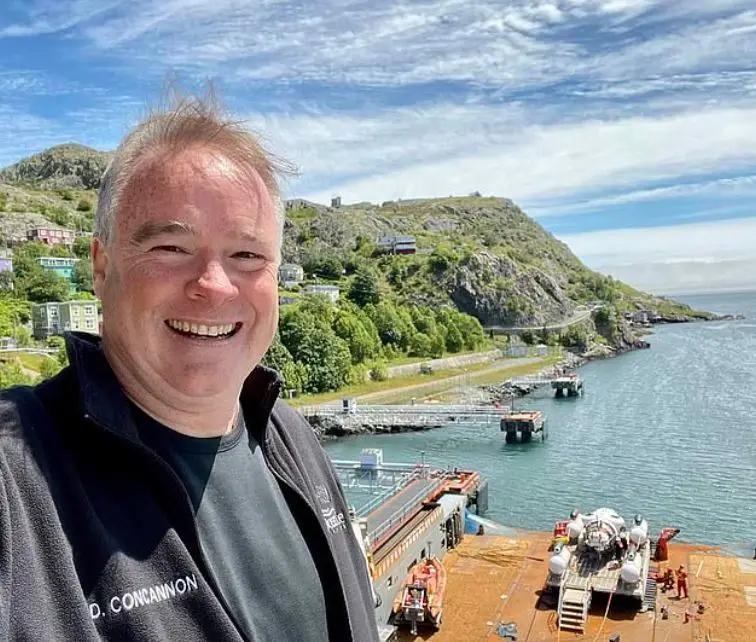 David Concannon was offered the chance to go on the voyage with his son.