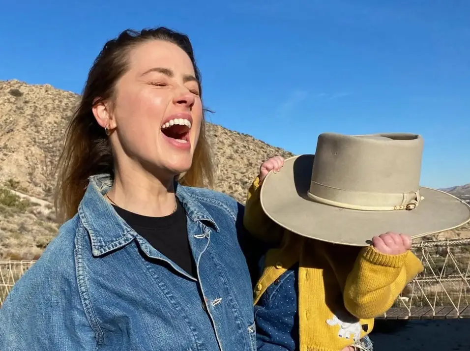 Heard is now a mom of three (Instagram/@amberheard) 