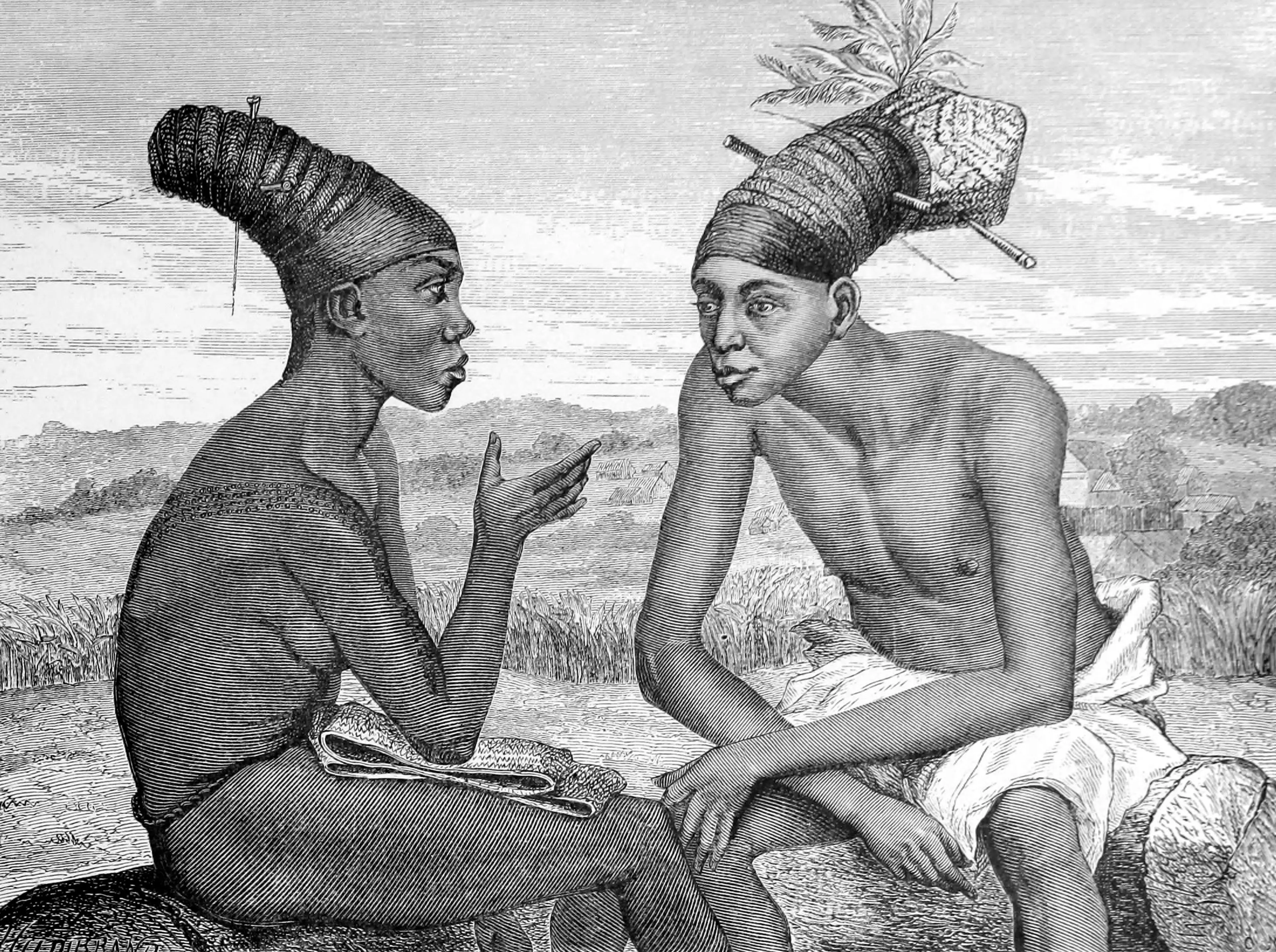 The Mangbetu people became renowned for their practice of purposefully deforming babies' heads to create an elongated skull.