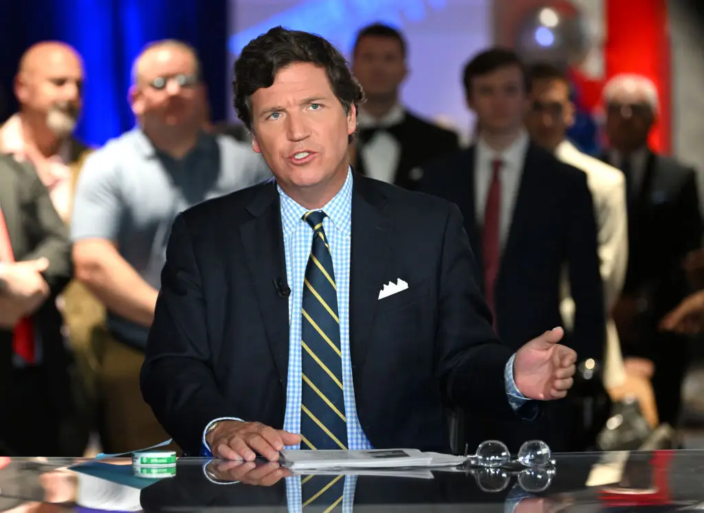 Tucker Carlson claimed he was 'mauled by a demon' (Jason Koerner/Getty Images)