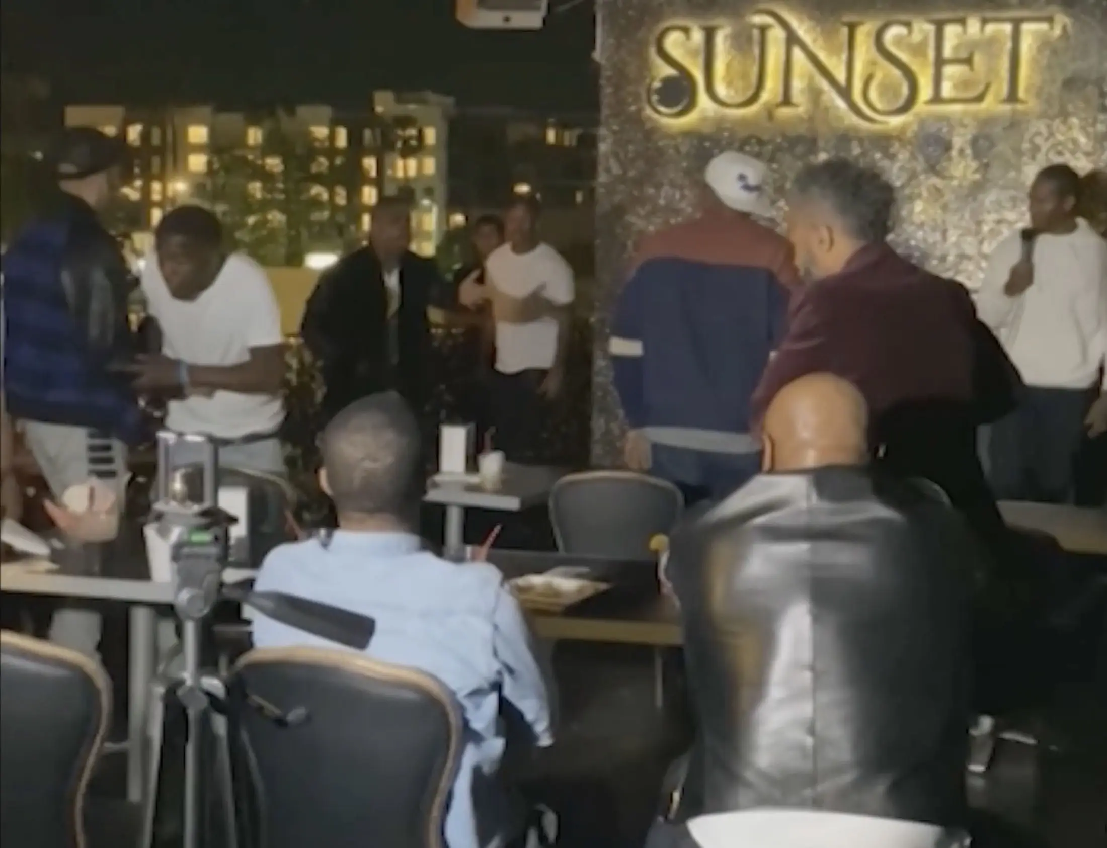 The man pulled a gun, but Mike Tyson remained cool.