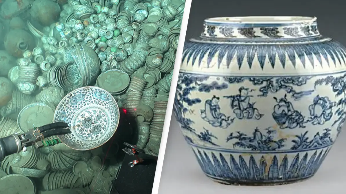 Archaeologists discover treasure dating back centuries from shipwreck 5,000 feet underwater