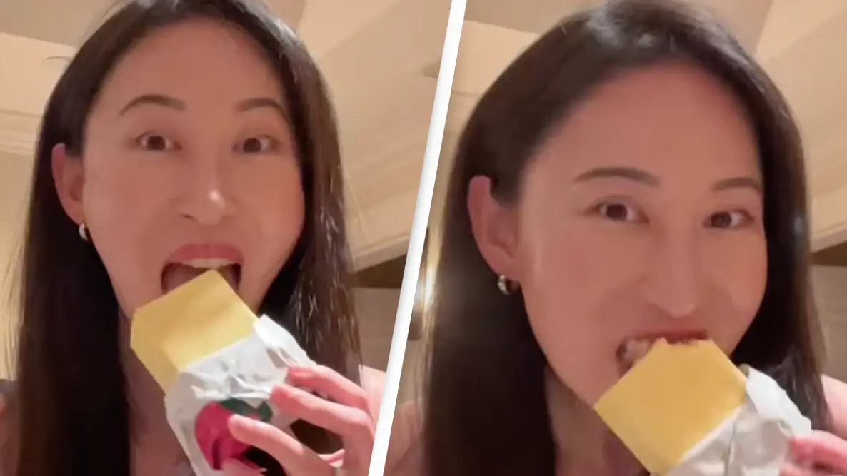 Woman who eats entire blocks of butter per day explains the shocking effects it has on her body