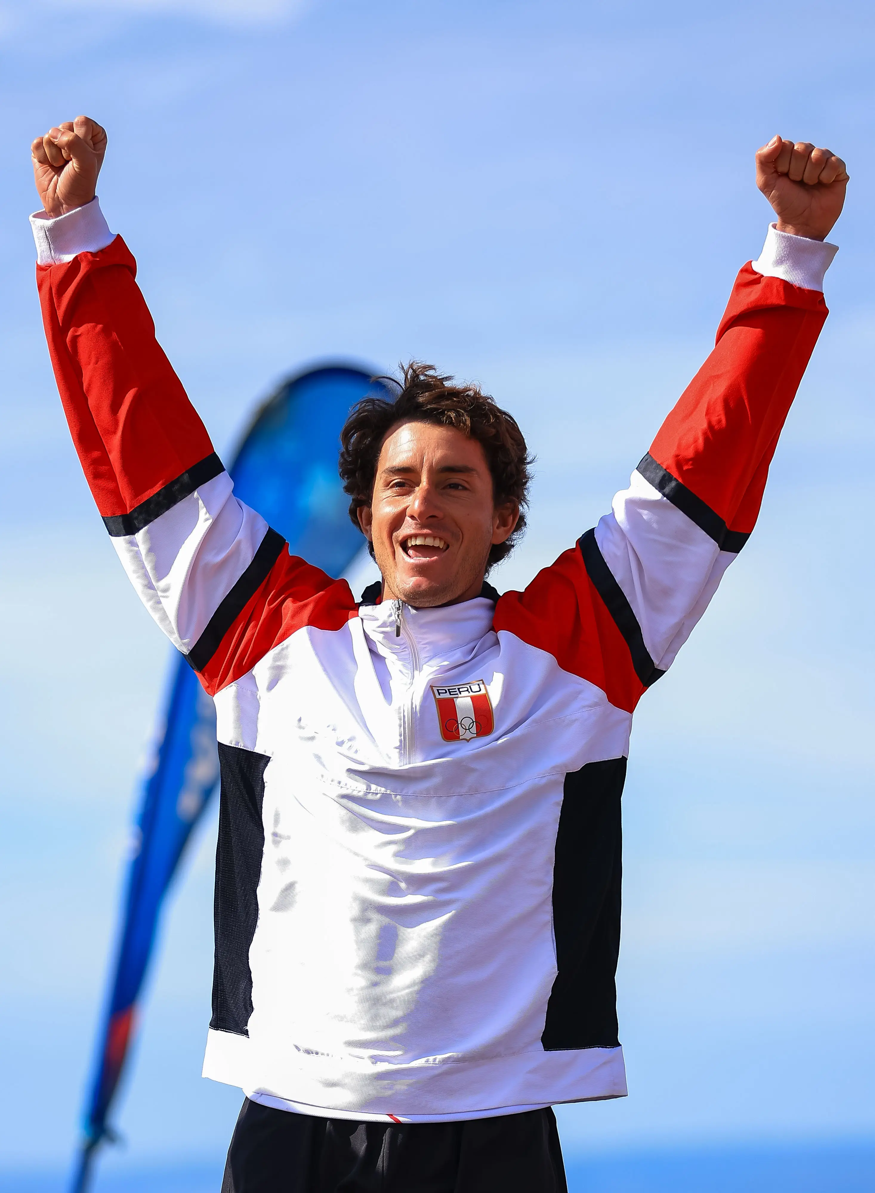 Lucca Mesinas and his fellow athletes would unwind by playing table tennis aboard the cruise ship.(Buda Mendes/Getty Images)