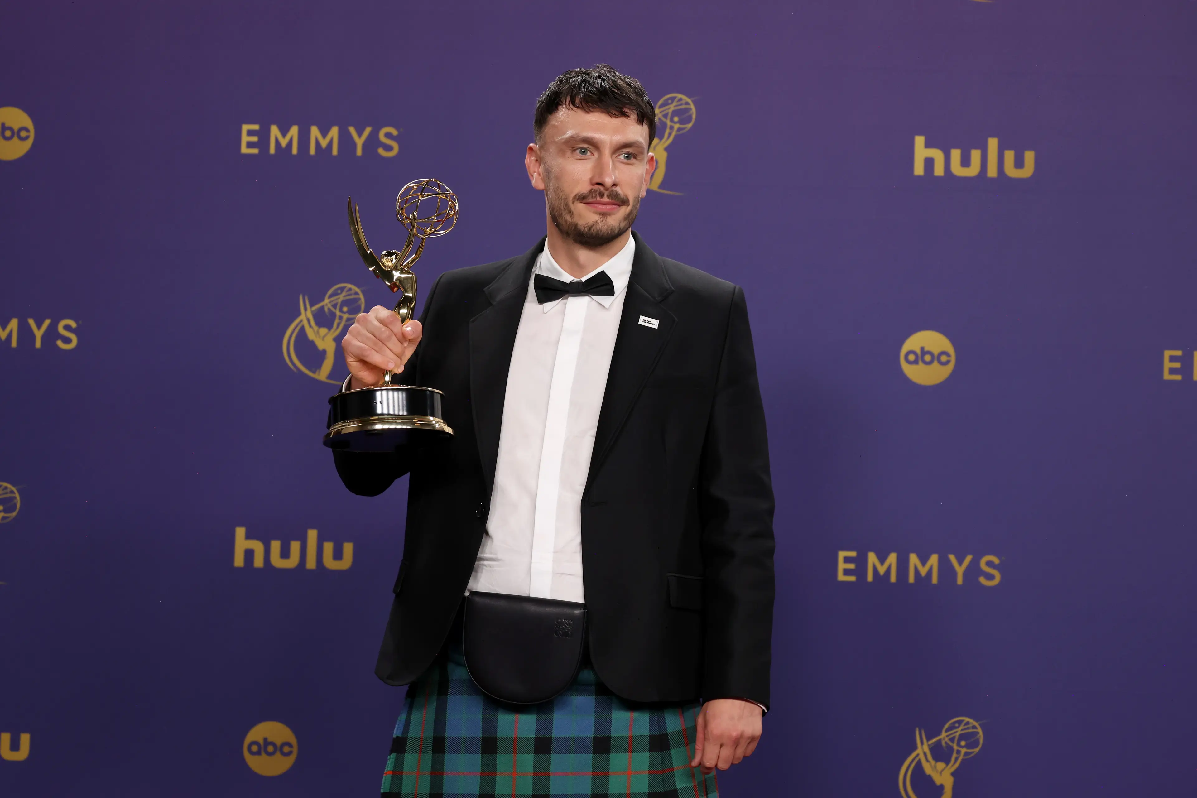 Gadd won his first Emmy award tonight. (Kevin Mazur/Getty Images)