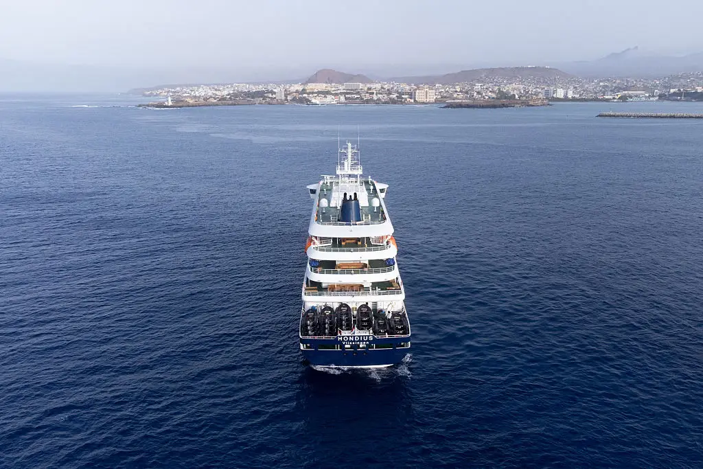 The Canary Island leader has refused to let the ship dock on the island (Photo by AFP via Getty Images)