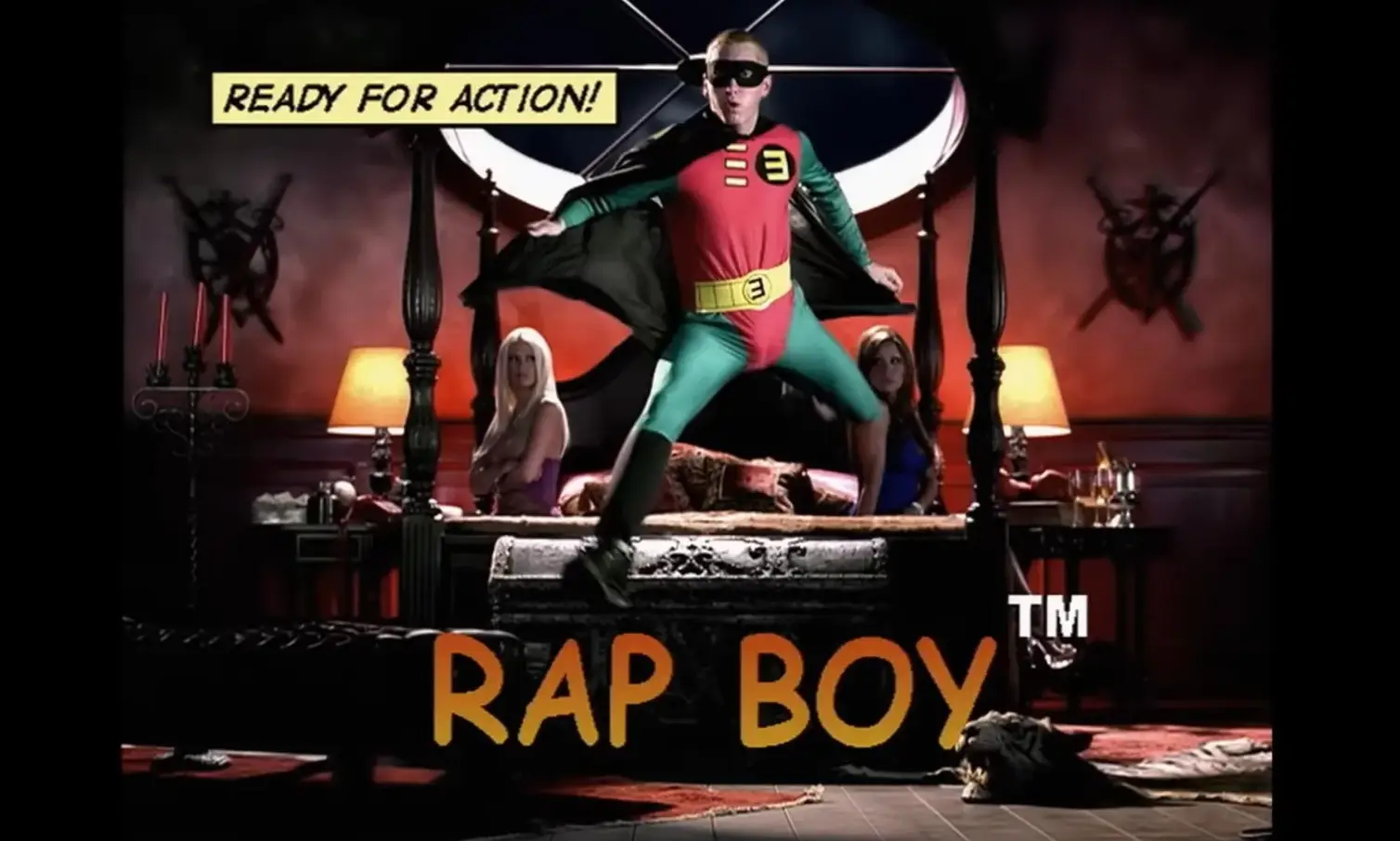 The rapper uses the same freeze frame for the unveiling of ‘Rap Boy’. (Eminem/YouTube) 
