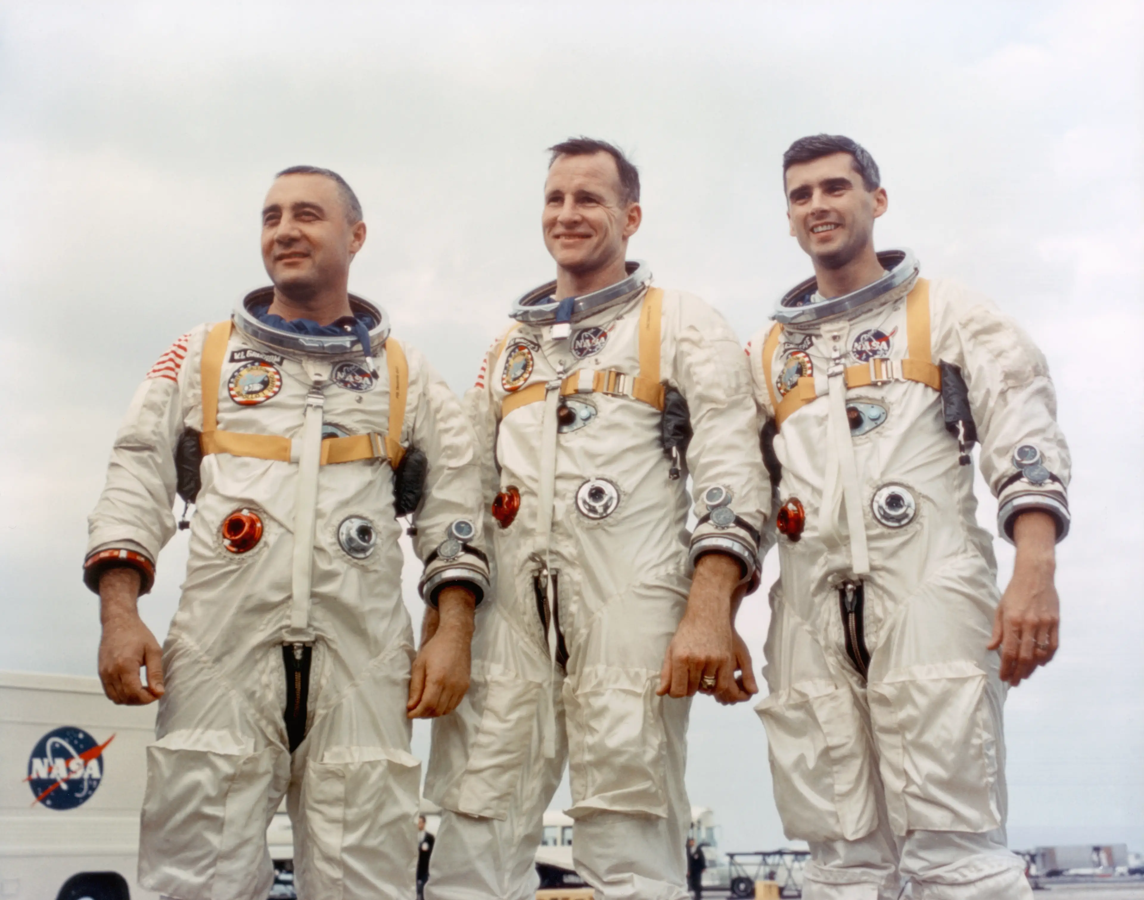 Astronauts Virgil 'Gus' Grissom, Edward White and Roger B. Chaffee tragically lost their lives in the disaster. (Space Frontiers/Getty Images)