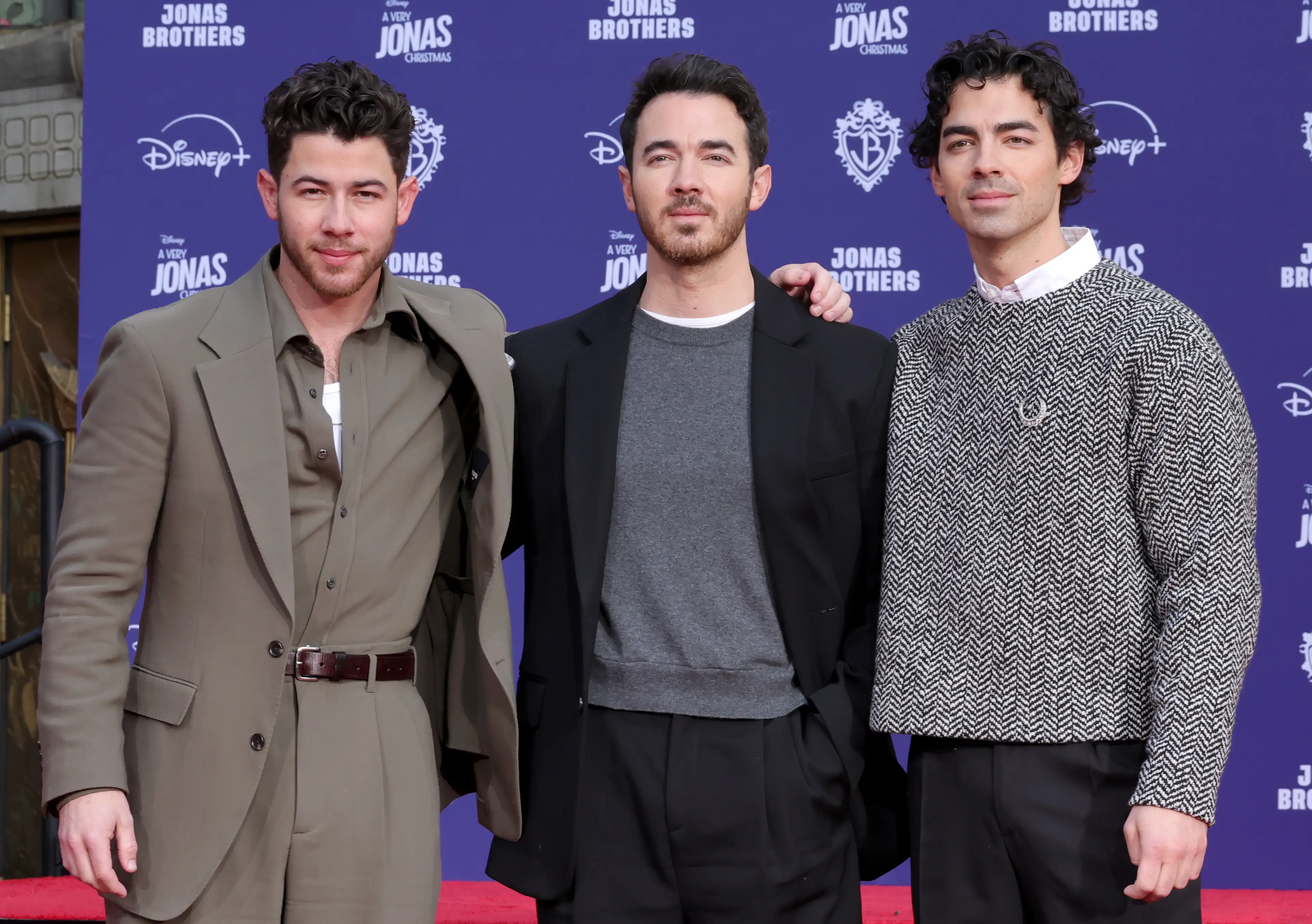 The Jonas Brothers featured in the viral clip (Kevin Winter/Getty Images)