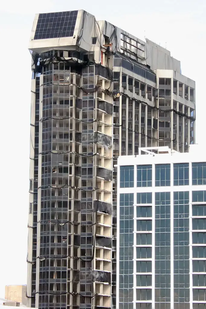 Trump Plaza tower in Atlantic City was demolished in 2021 (Donald Kravitz/Getty Images)