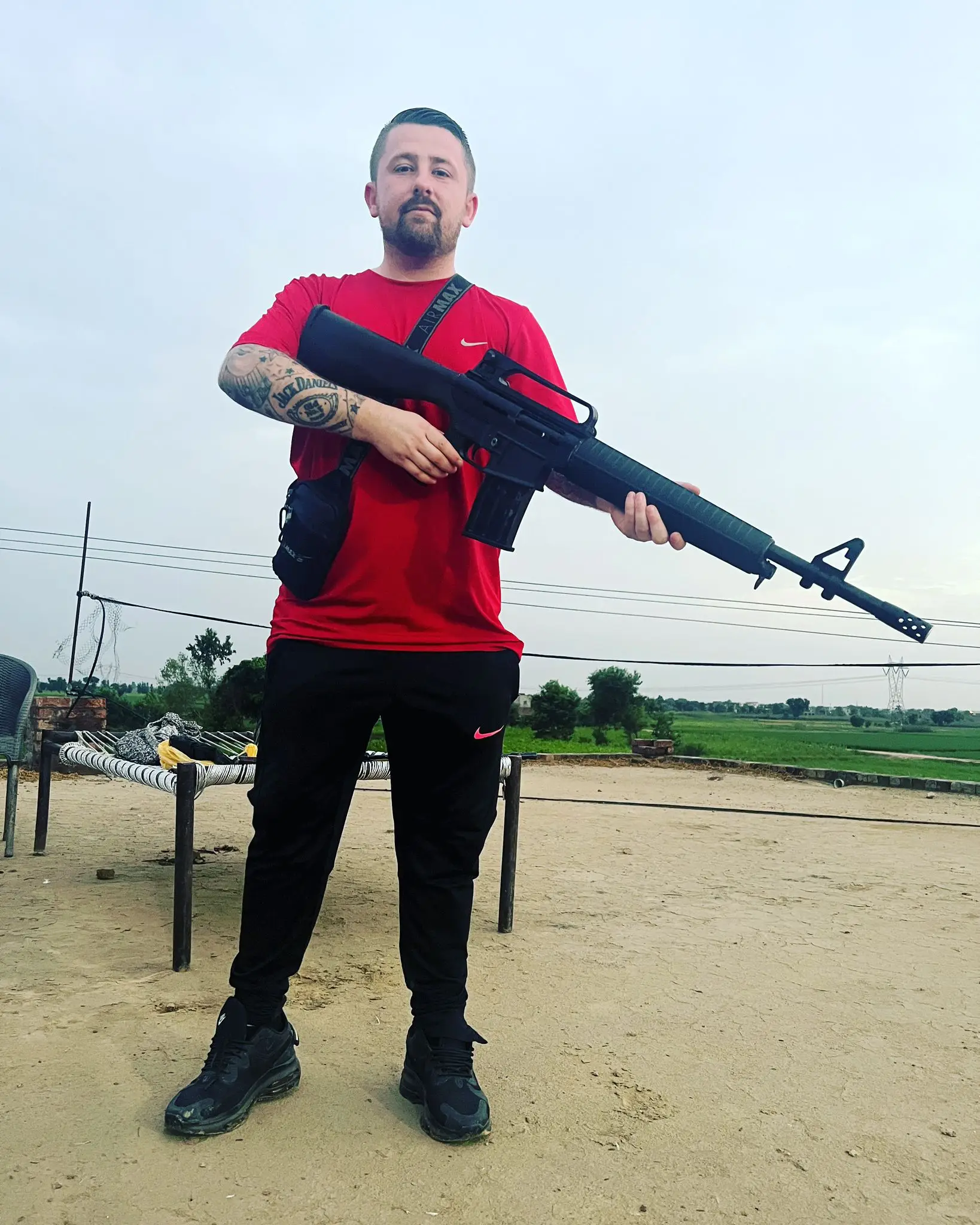 Callum has had issues with people in Brazil. (Supplied)