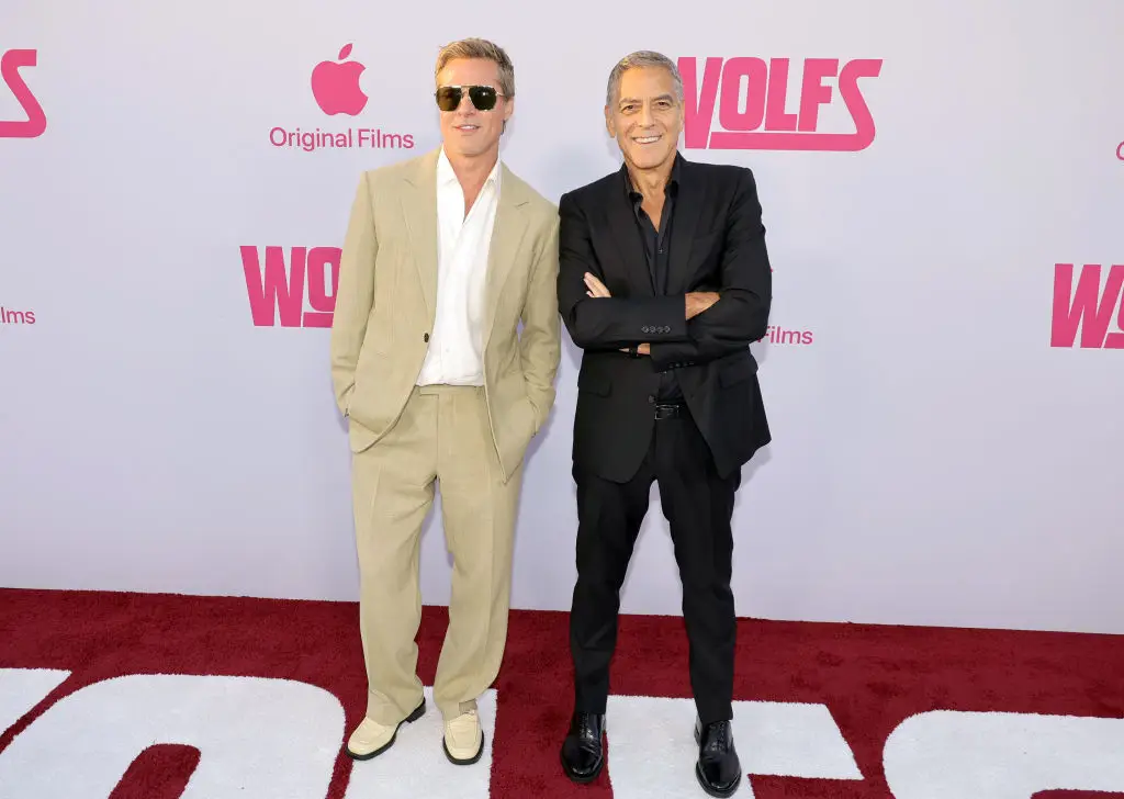 Brad Pitt failed to make the list while George Clooney was ranked the sixth best looking man on the planet (Kevin Winter/Getty Images)