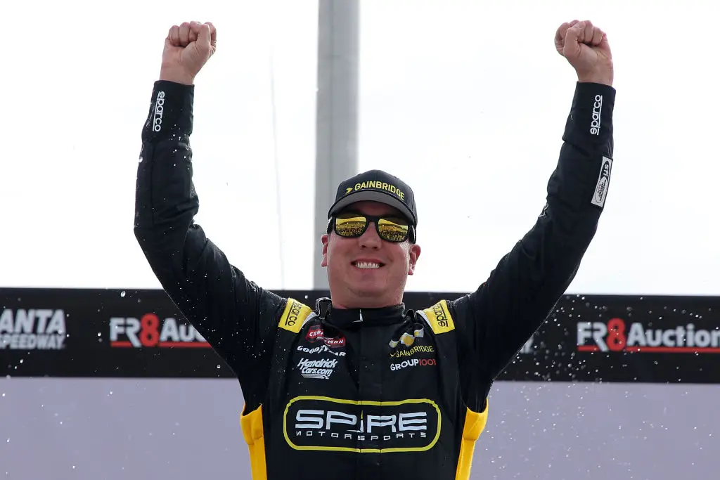 The driver's last words following his final victory will now hold weight forever. (Jonathan Bachman/Getty Images)