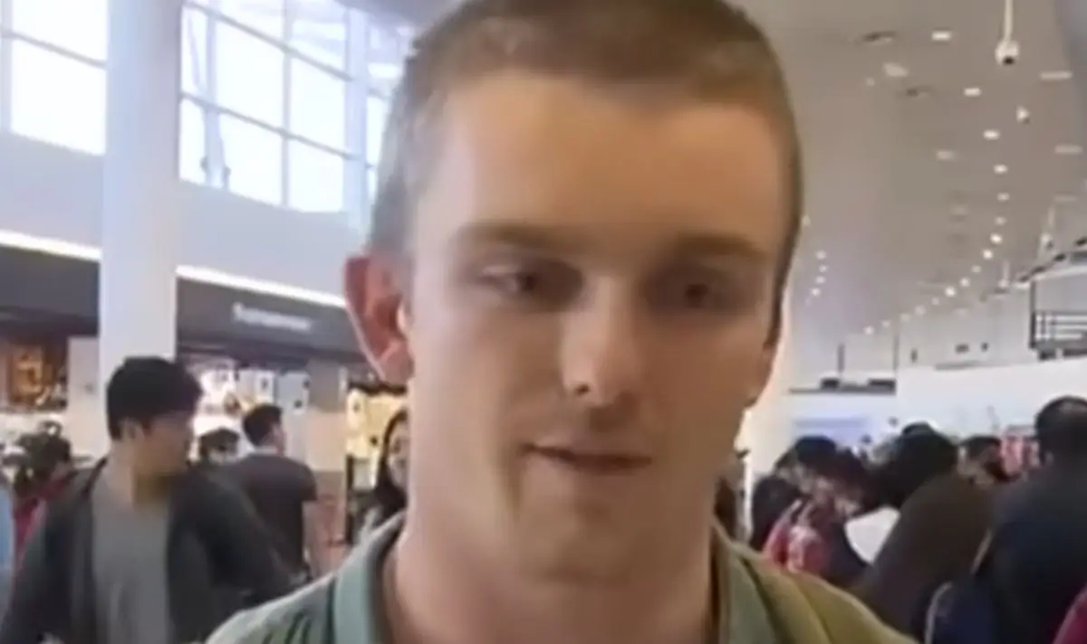 A passenger said people had been 'crying' on the flight. (YouTube/CNN)