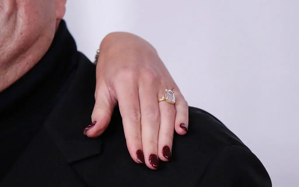 Swift's engagement ring was designed by Kindred Lubeck with Travis Kelce (KENA BETANCUR/Contributor/Getty Images)