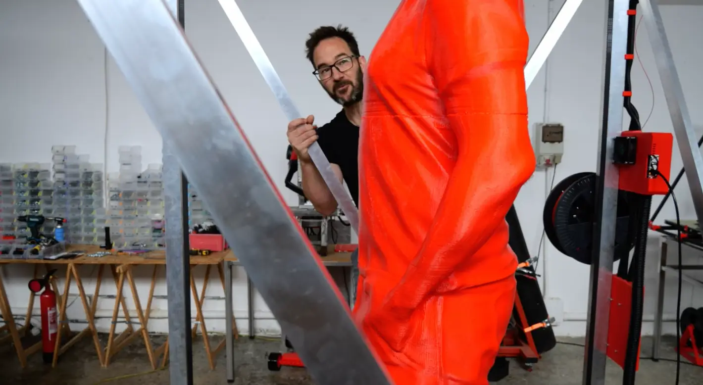 The YouTuber is big into digital fabrication and 3D printing.