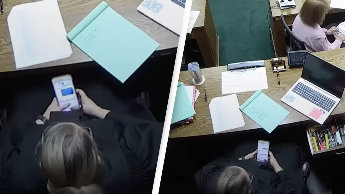Judge accused of scrolling on phone for hours during murder trial of 2-year-old while mom cried on stand