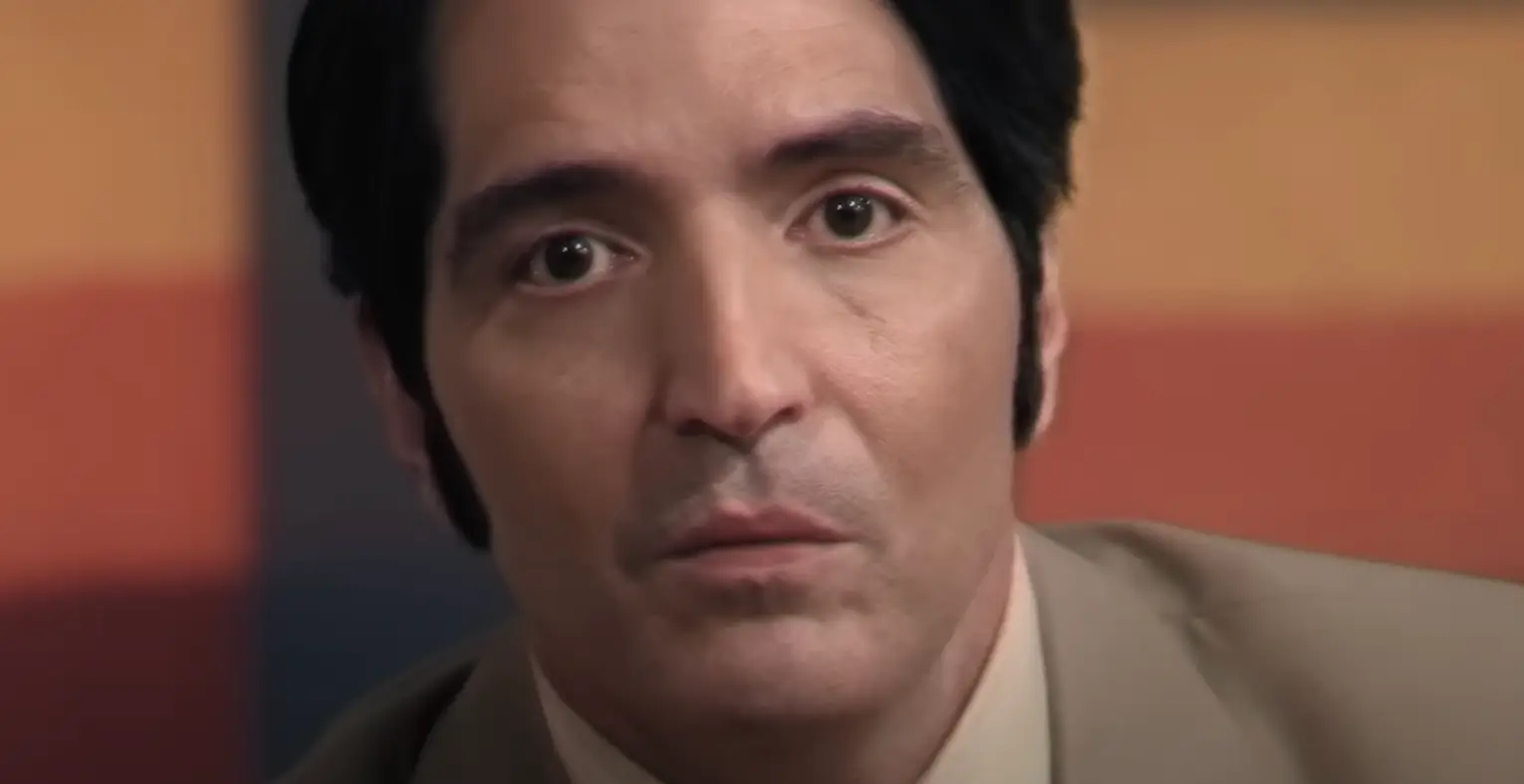 David Dastmalchian stars as talkshow host Jack Delroy.