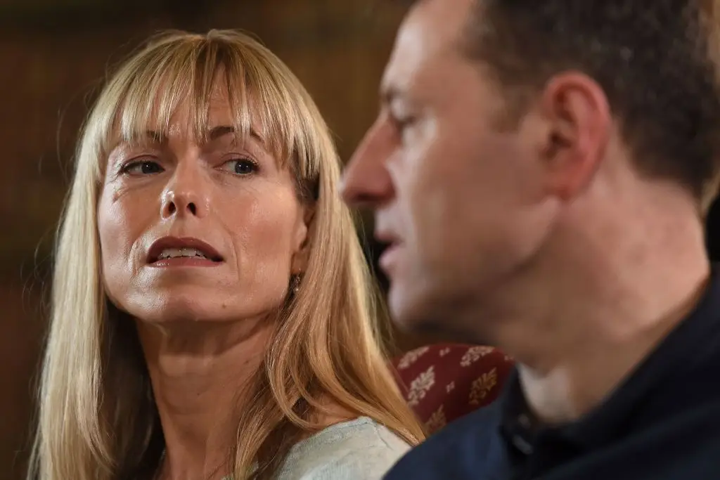 Kate and Gerry McCann have allegedly been stalked by Wandelt and Spragg (JOE GIDDENS/AFP via Getty Images)