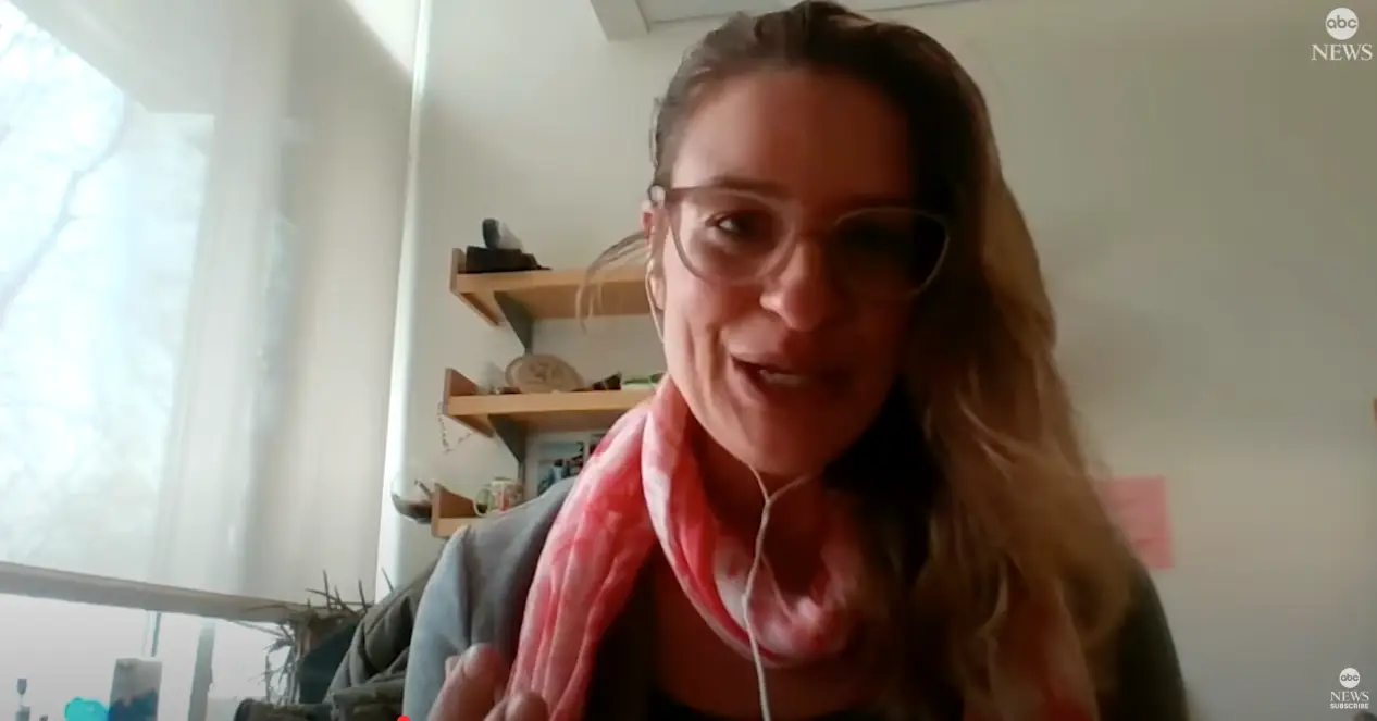 Carolin Nieder was shocked by the discovery (ABC News)