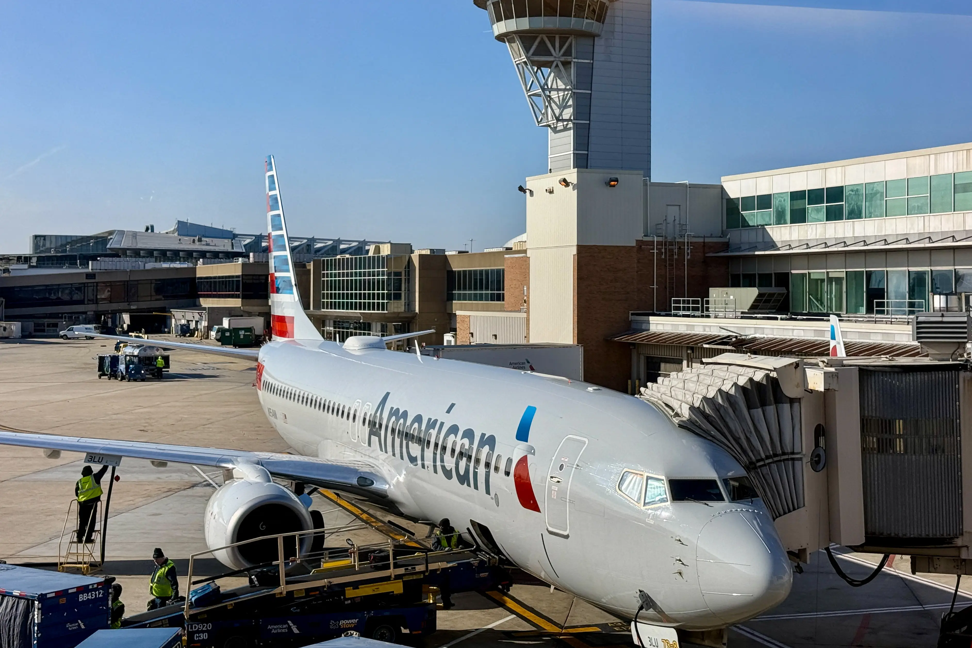 American Airlines briefly had to ground all of its US flights on Christmas Eve (DANIEL SLIM/AFP via Getty Images)