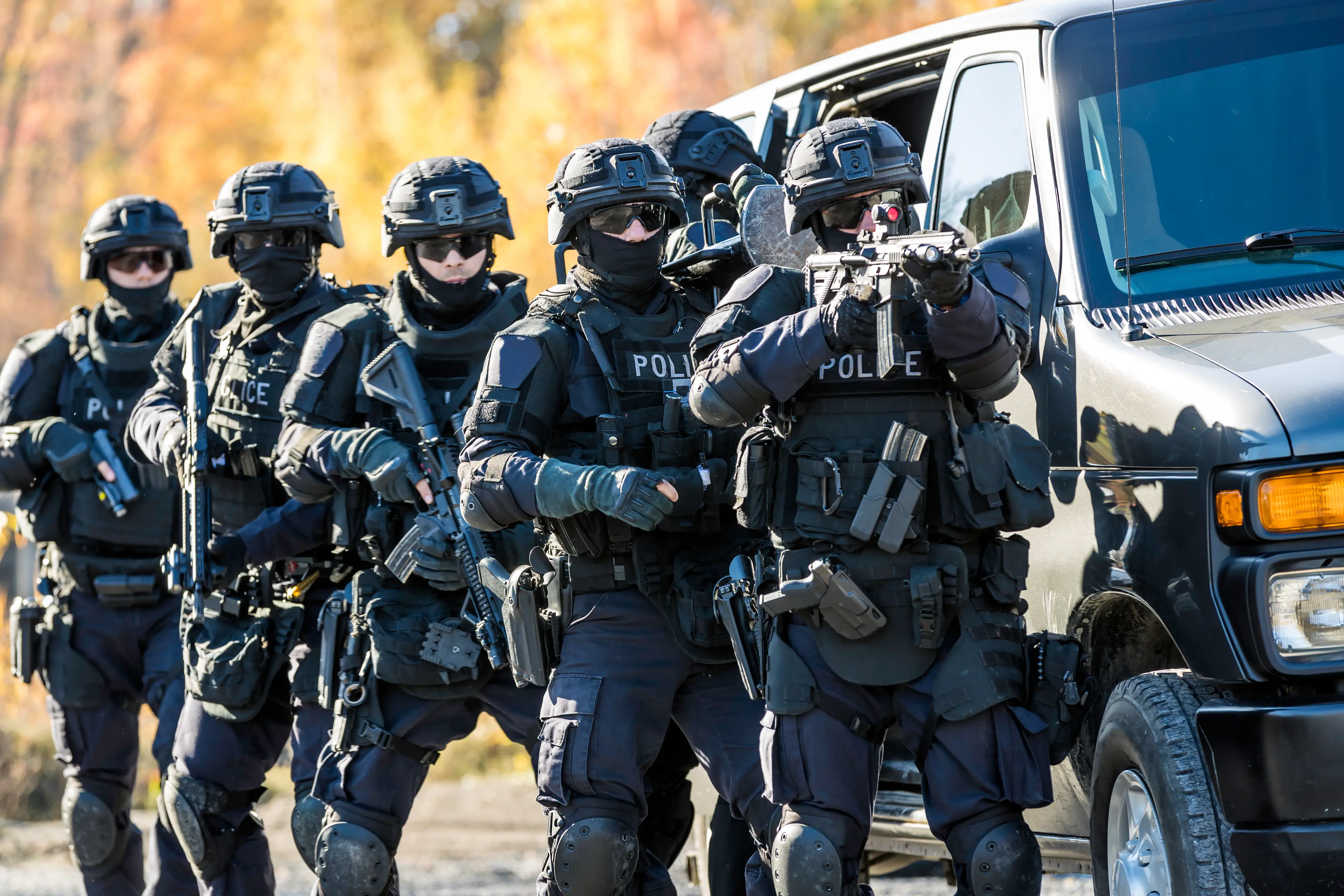 The SWAT team stormed the home of the shooter(Getty Stock Image)