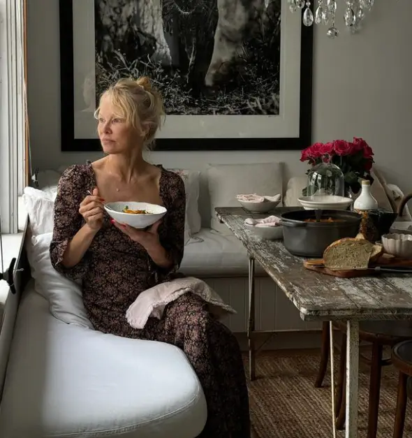 Pamela Anderson is shedding her previous image (Instagram/pamelaanderson)