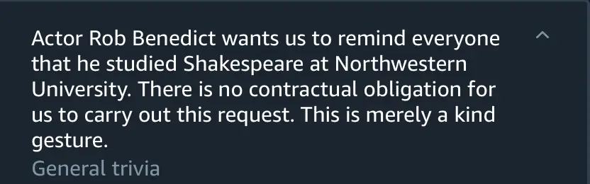 Sure thing. (Amazon Prime)