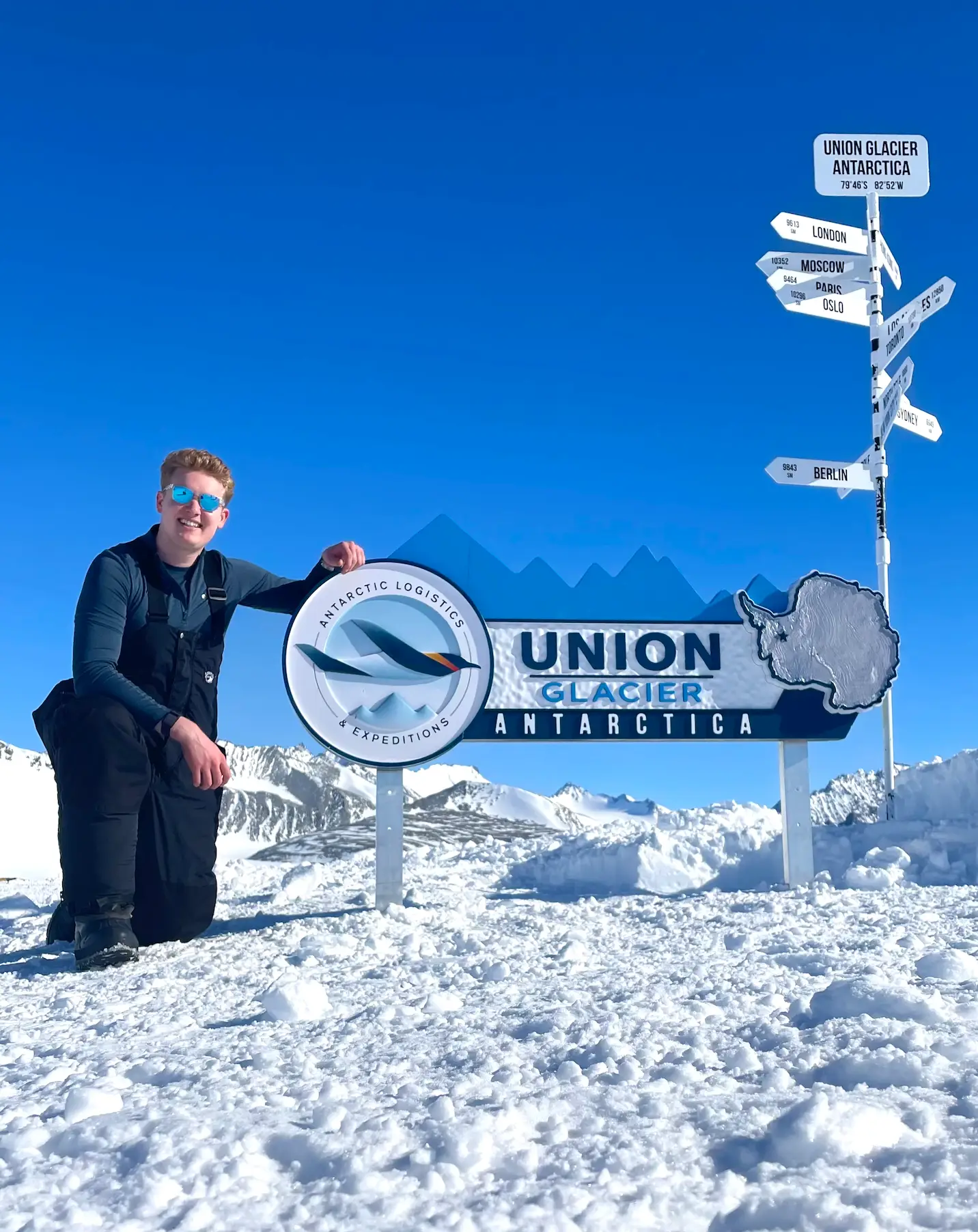 Louis hopes his previous challenge in Antarctica will help him on his latest adventure (Supplied)